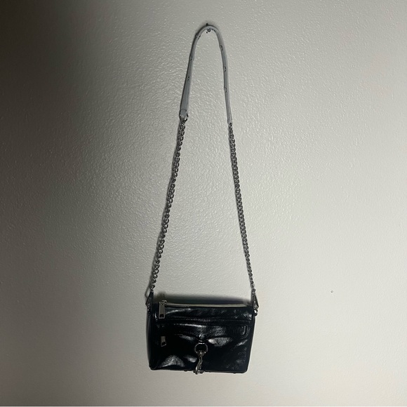 Rebecca Minkoff Hand Painted Rainbow Stripped Cross Body Bag - Picture 4 of 8